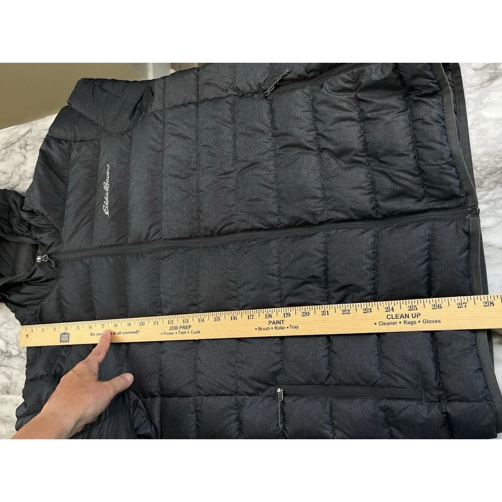 Eddie Bauer EB650 Down Puffer Jacket Mens Medium Full Zip Insulated Coat